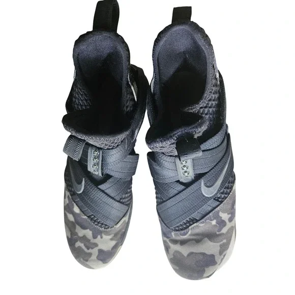 Nike LeBron Soldier 12 XII Mens 13 Camo‎ Olive BlackBasketball Shoes